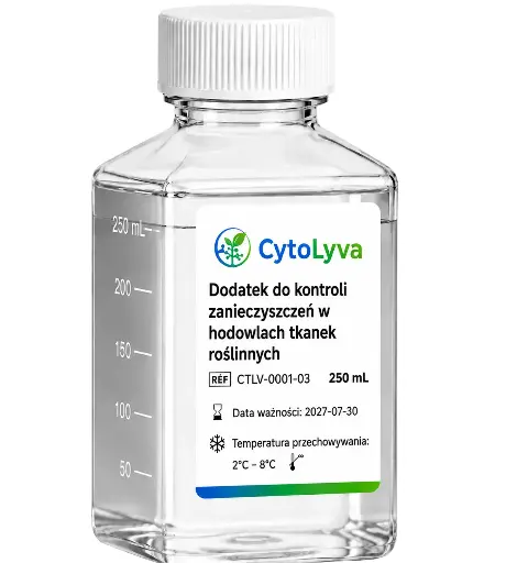 [CTLV-0001-03] Dodatek do kontroli zanieczyszczeń w hodowlach tkanek roślinnych