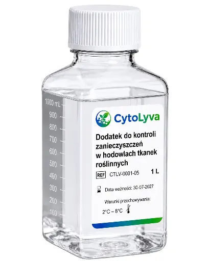 [CTLV-0001-05] Dodatek do kontroli zanieczyszczeń w hodowlach tkanek roślinnych